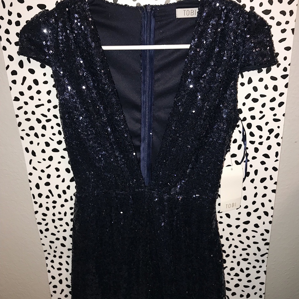 TOBI SPARKLE ROMPER